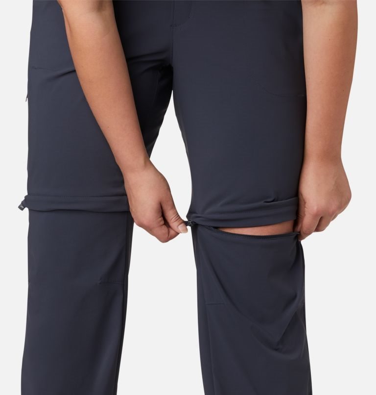 Women's Columbia Saturday Trail II Convertible Pants Navy | Plus Size CA-R605L